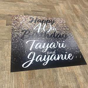 6ft x 6ft Adhesive Floor Banner